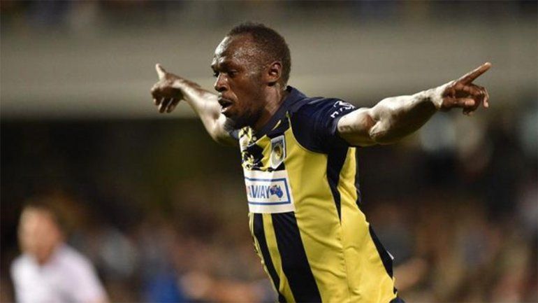 Usain Bolt facturó por dos en las redes en el fútbol profesional de Australia