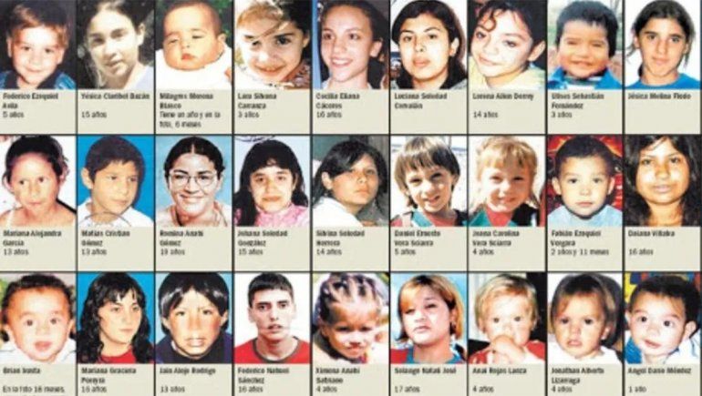 En el país, hay 115 menores que está desaparecidos