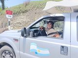 Sandra, la vecina de Allen que logró la hazaña de cruzar Sudamérica.