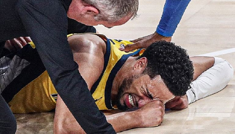 El video de la impactante lesión de Haliburton en la final de la NBA