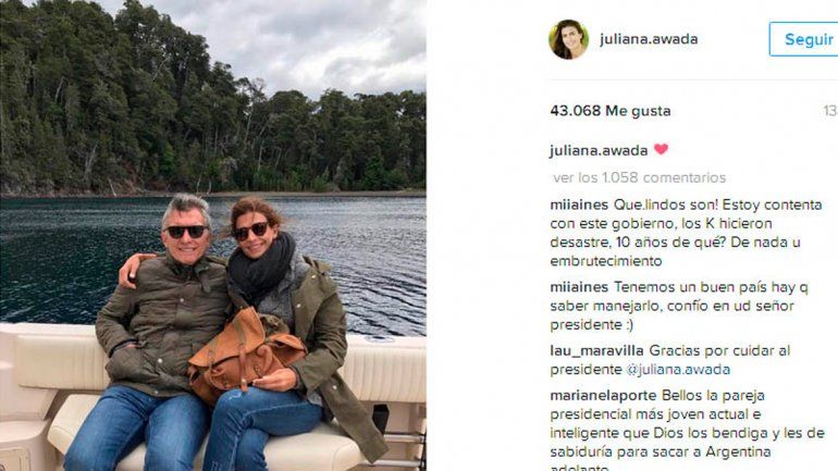 Macri y Juliana Awada son habitués de Villa La Angostura.
