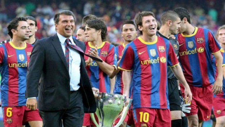 Joan Laporta irá por la renovación de Messi