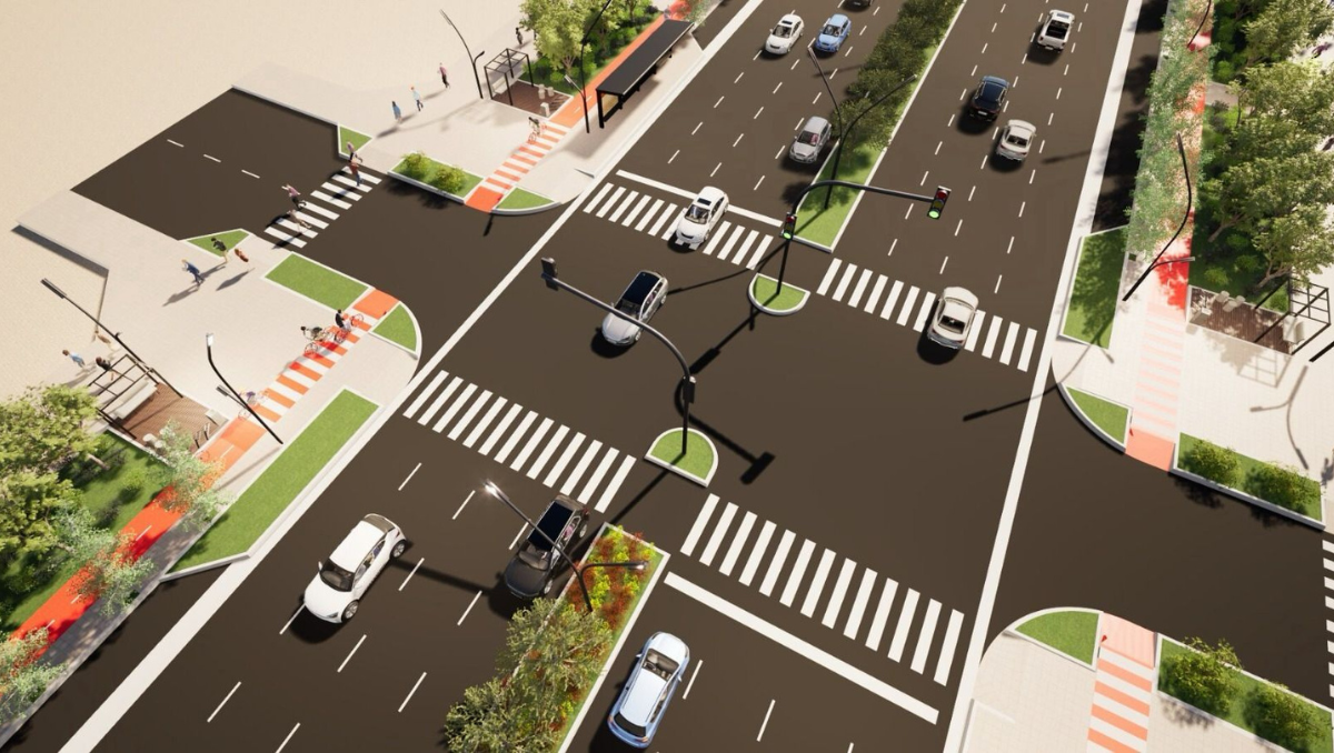 La monumental obra de la avenida Mosconi comenzará esta semana.