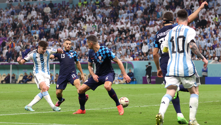 La increíble jugada de Messi y otro gol de Julián para el 3 a 0
