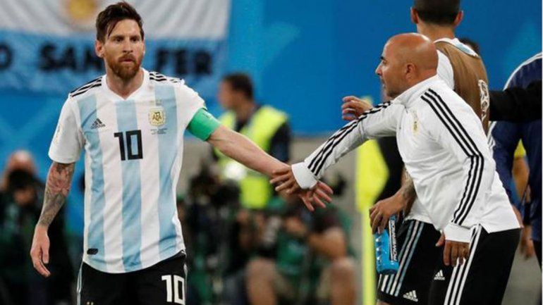 La charla entre Sampaoli y los jugadores tras la goleada con Croacia