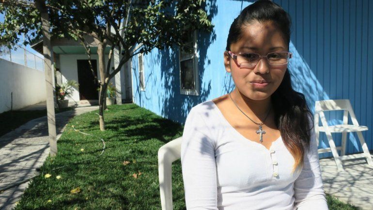 Iris Evelyn escapó de su novio pandillero junto con sus hijos