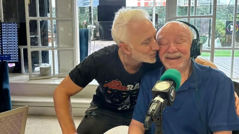 Andy Kusnetzoff y su papá Andy Kusnetzoff y su papá