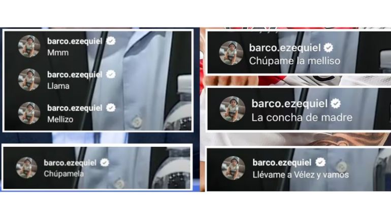 Los polémicos mensajes de Barco contra Guillermo Barros Schelotto Los polémicos mensajes de Barco contra Guillermo Barros Schelotto