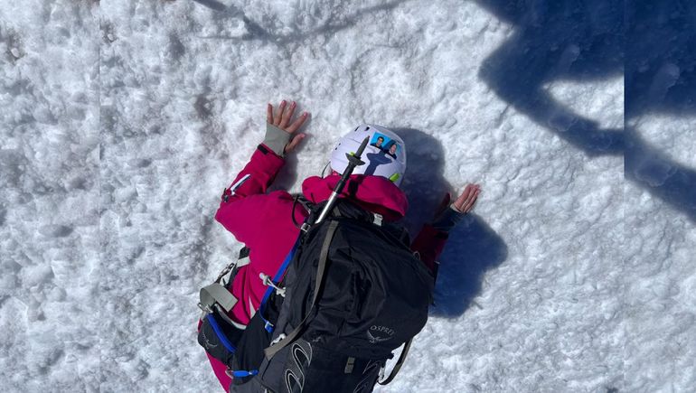 Loli, la esquiadora que volvió a las pistas a tres meses de operarse un tumor