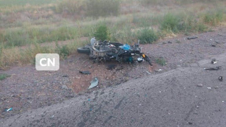 Motociclista murió en un choque frontal sobre la Ruta 7