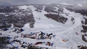 nieve a pleno: asi esta el cerro chapelco