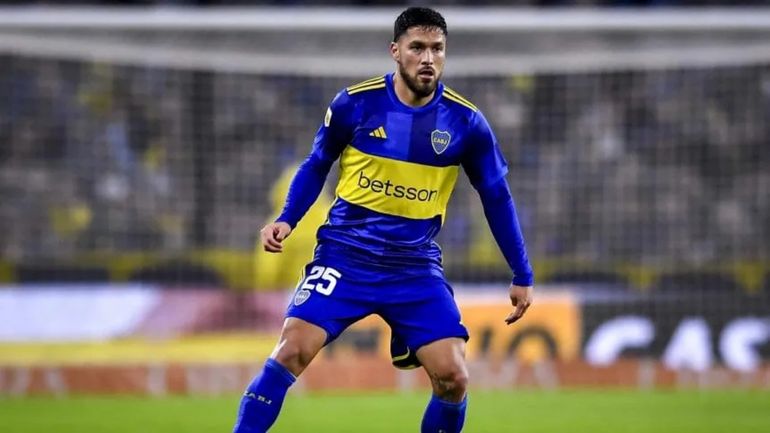 Bruno Valdéz con la camiseta de Boca Bruno Valdéz con la camiseta de Boca