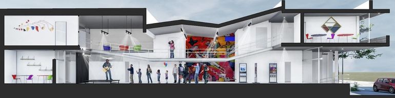 Así quedaría el nuevo centro cultural de Neuquén. Así quedaría el nuevo centro cultural de Neuquén.