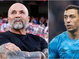 Jorge Sampaoli y Agustín Marchesín