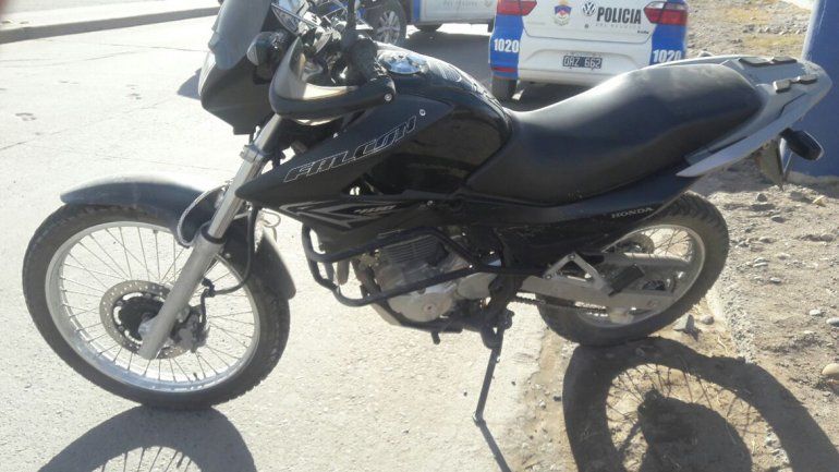 Lo único que la Policía pudo recuperar fue la moto Honda 400 cc.&nbsp;