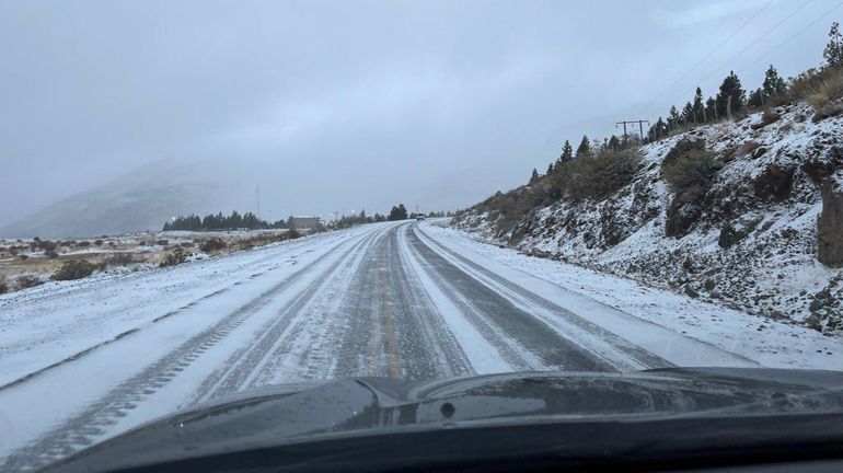 La RP 43, entre Andacollo y Chos Malal. La RP 43, entre Andacollo y Chos Malal.