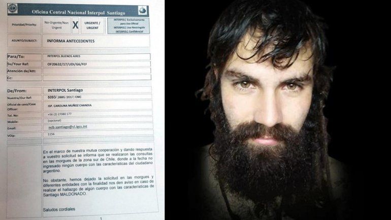 Interpol desmintió que hayan encontrado un cuerpo como el de Maldonado