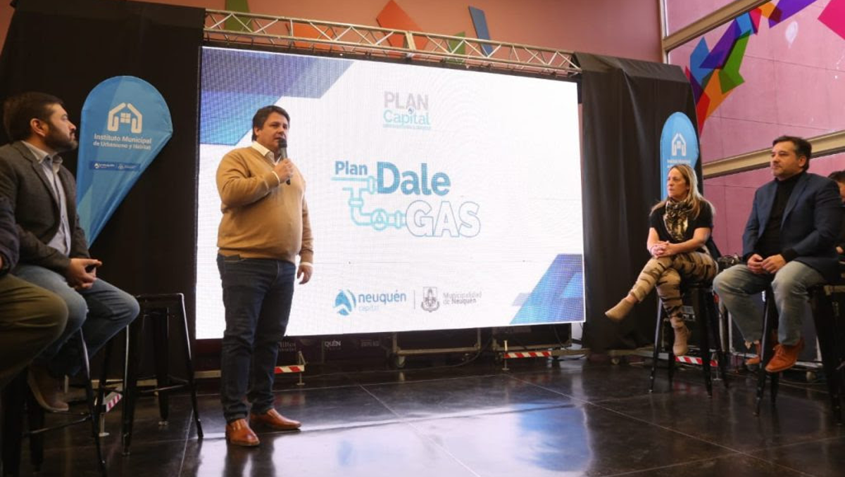 Gaido lanzó el plan Dale Gas que beneficiará a más de 7 mil vecinos