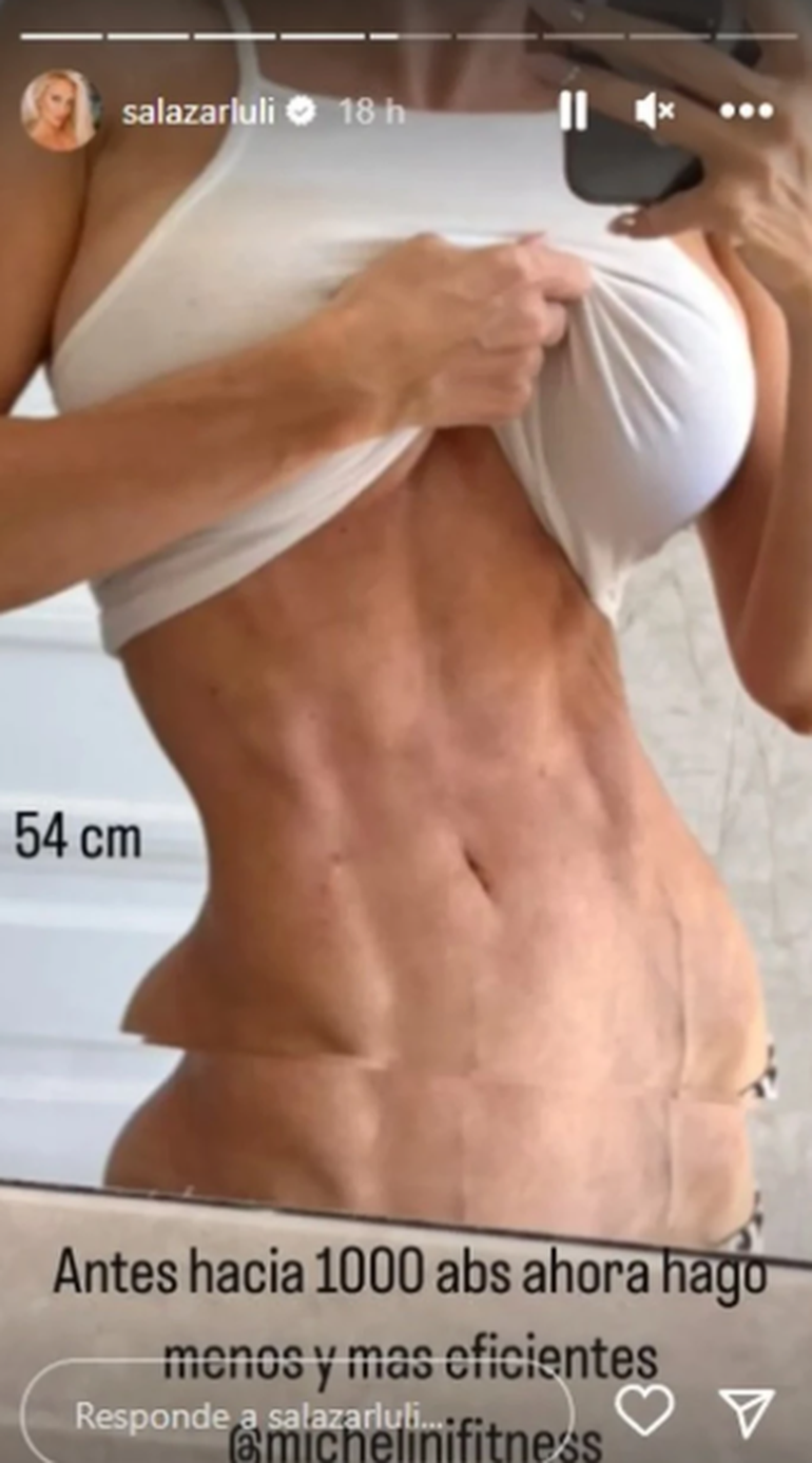 Luciana Salazar contó cuál es su secreto para tener una cintura de 54 centímetros.