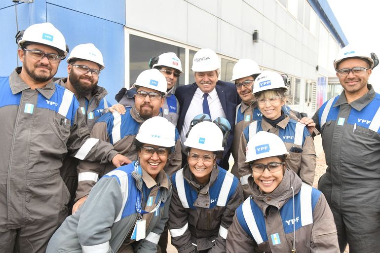 En fotos: así fue el paso del Presidente por Neuquén