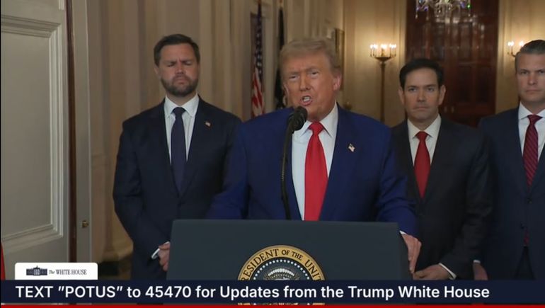 Donald Trump confirma que Estados Unidos atacó centrales nucleares de Irán