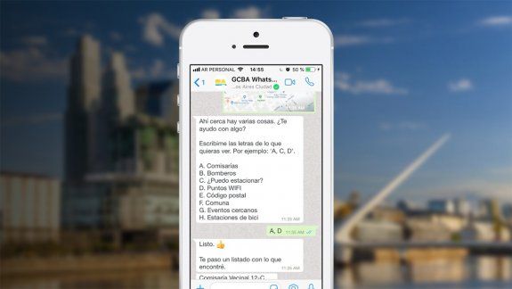 El llamativo servicio extra que ofrece el bot del Gobierno de CABA
