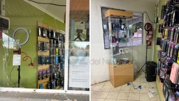 El robo se produjo en un local de informática El robo se produjo en un local de informática