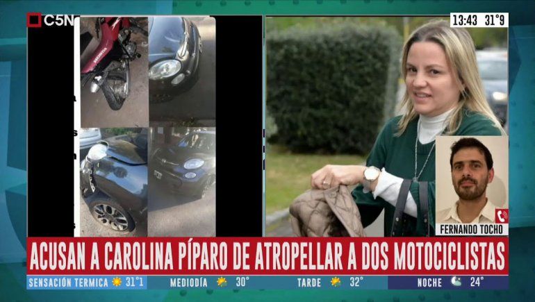 Robo, persecución y escándalo: ¿el marido de Píparo atropelló a los que no le habían robado?