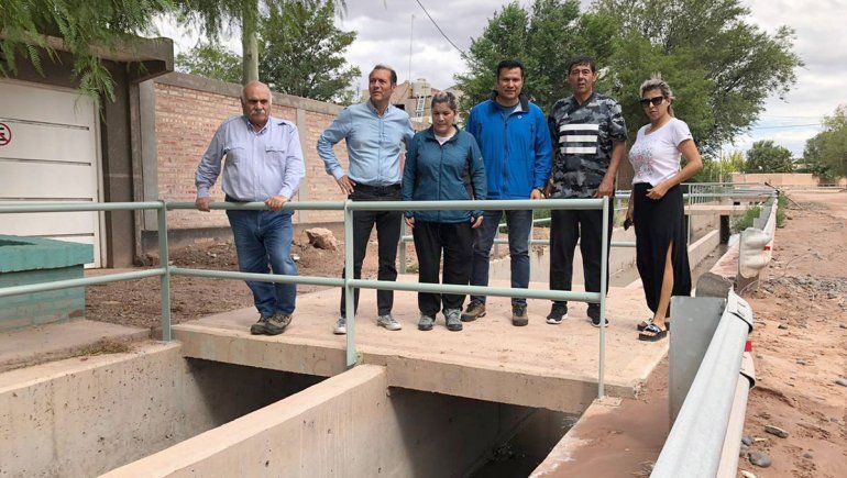 Rincón: Gutiérrez supervisó las tareas tras la lluvia
