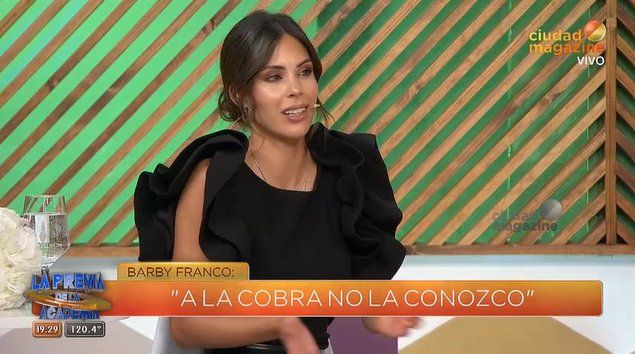 La curiosa forma en la que Barby Franco se refirió a Jimena Barón