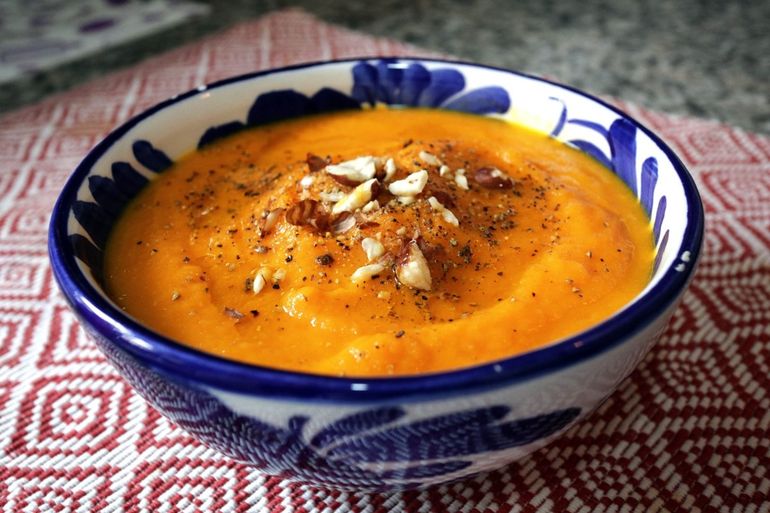 Puré de zanahoria y jengibre, delicioso. Puré de zanahoria y jengibre, delicioso.