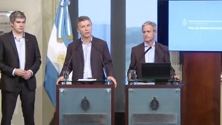 Macri junto al jefe de Gabinete