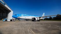 Así se ve el avión de la Selección Argentina para el Mundial 2026. Así se ve el avión de la Selección Argentina para el Mundial 2026.