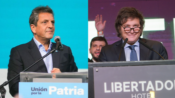 sergio massa javier milei elecciones 2023