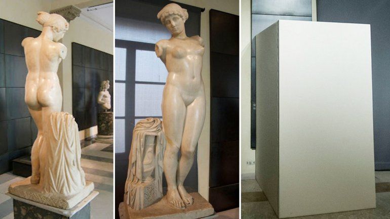 El antes y el después en los Museos Capitolinos de Roma.