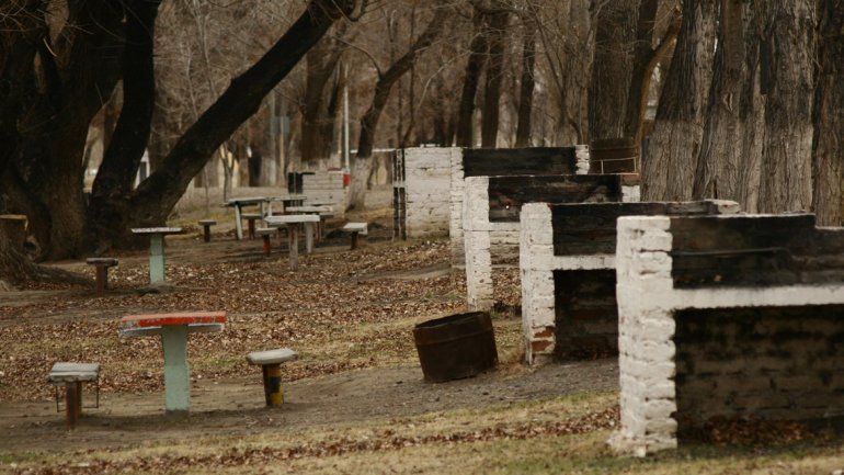 El camping de Senillosa