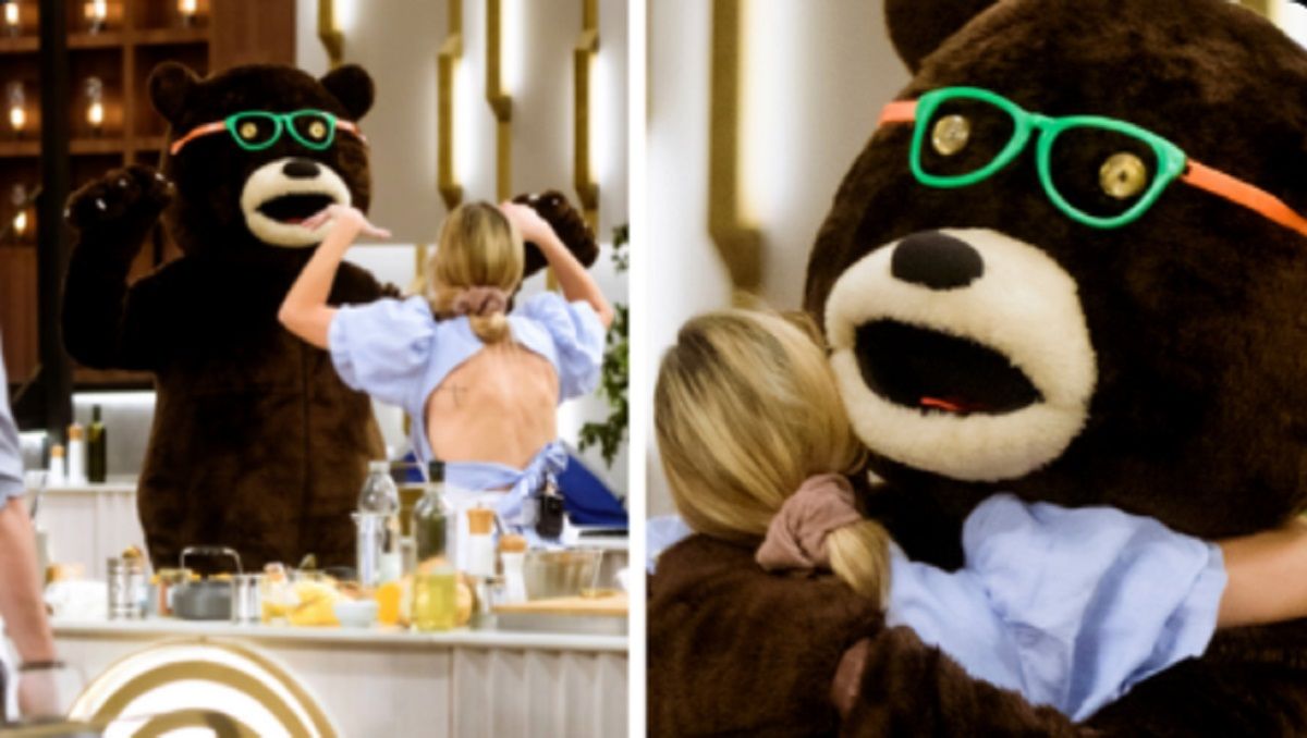 Un oso se metió en las cocinas de MasterChef y asustó a todos
