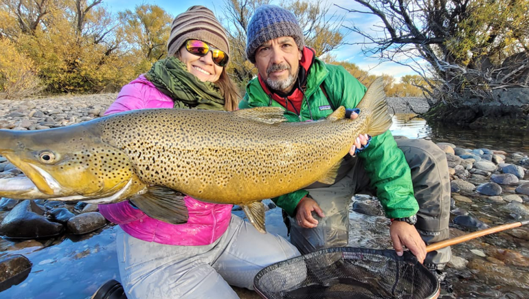 Hace 23 años comenzó a pescar. Hace 23 años comenzó a pescar.