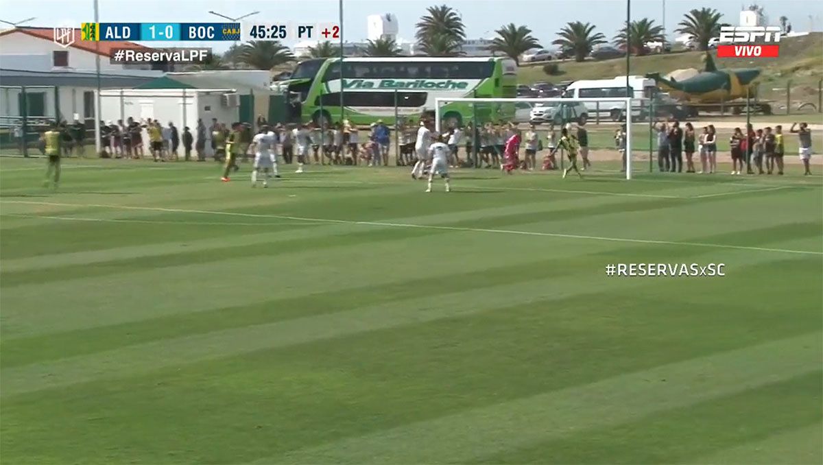 Insólito: a la Reserva de Boca le hicieron el mismo gol que a la Primera