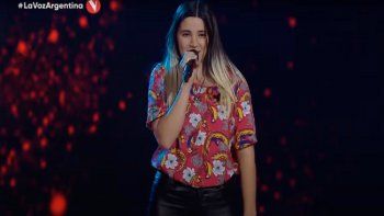 Daiana Urban en las audiciones a ciegas