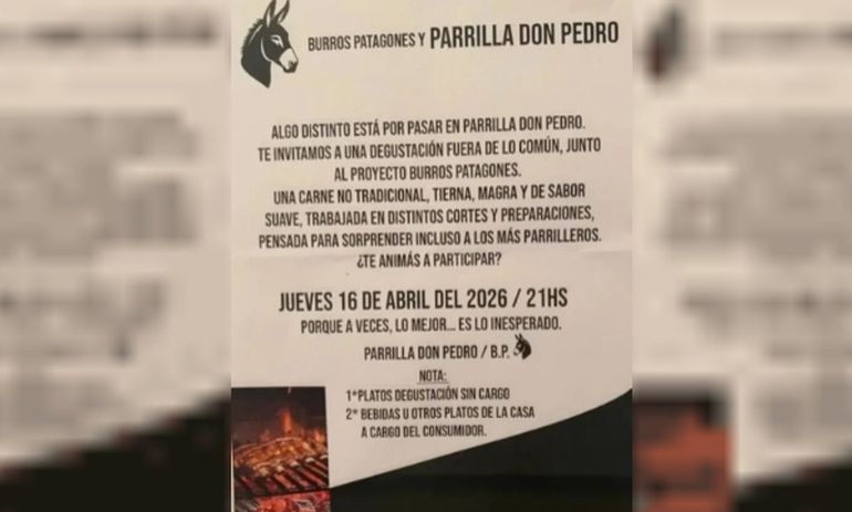 El flyer que convoca a las degustaciones, en la góndola de la carnicería. El flyer que convoca a las degustaciones, en la góndola de la carnicería.