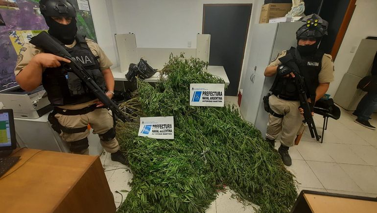 Prefectura secuestró 58 kilos de marihuana en Neuquén