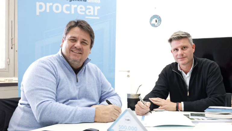 Gaido aseguró financiamiento para servicios en un loteo en la Meseta