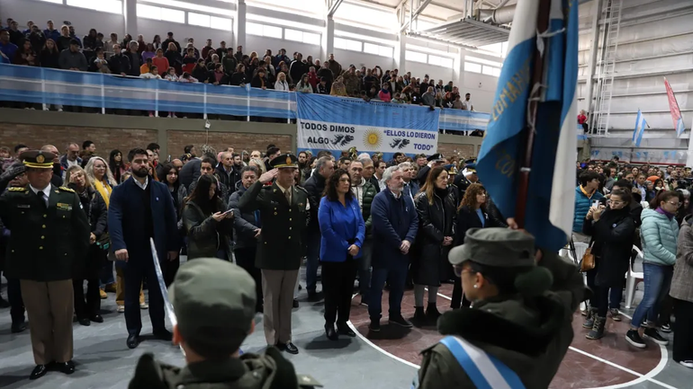 El 25 de mayo se vivió a pleno en el SAF de San Lorenzo de Neuquén capital (Fotos Claudio Espinoza)