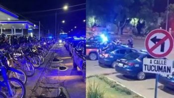 Los efectivos de la fuerza que patrullaban la ciudad decidieron sumarse a las manifestaciones que estaban realizando sus allegados. Los efectivos de la fuerza que patrullaban la ciudad decidieron sumarse a las manifestaciones que estaban realizando sus allegados.