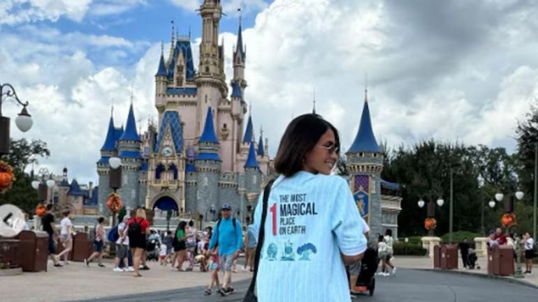 Antonela Roccuzzo en Disney Antonela Roccuzzo en Disney