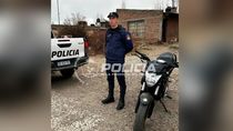 Una familia de Zapala recuperó su moto gracias a un inmediato despliegue policial.