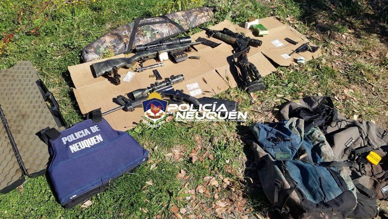 La Policía de Neuquén demoró a tres hombres que se dedicaban a la caza furtiva.&nbsp;