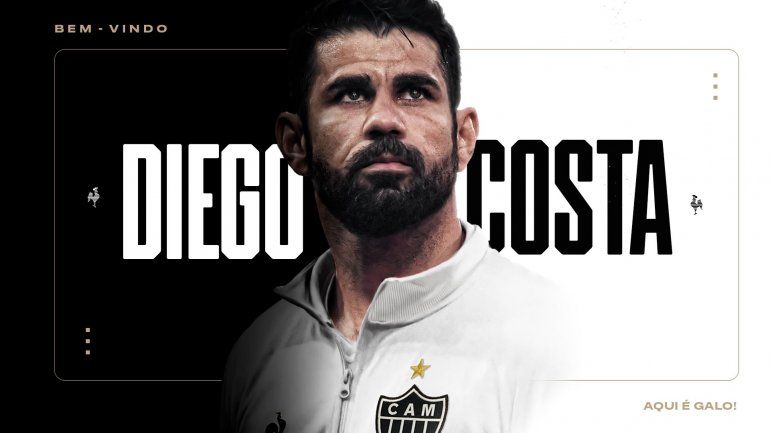 Atlético Mineiro oficializó la llegada de Diego Costa: ¿Podrá jugar contra River?