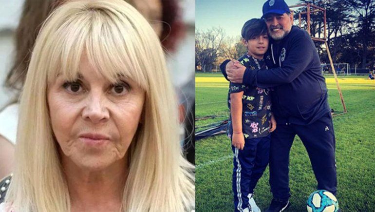 El amor no se compra: la reacción de Claudia  ante el encuentro de su nieto Benjamín con Maradona